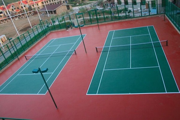 上海硅pu网球场材料保养知识