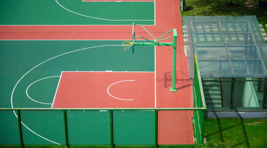 杭州塑胶篮球场的使用寿命